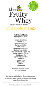 Pineapple Mango Fruity Whey Beads