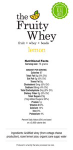 Lemon Fruity Whey Beads